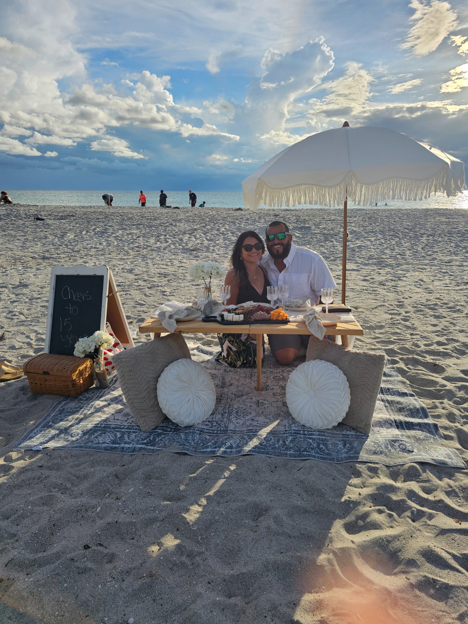 Luis and Sandra together in Southwest Florida