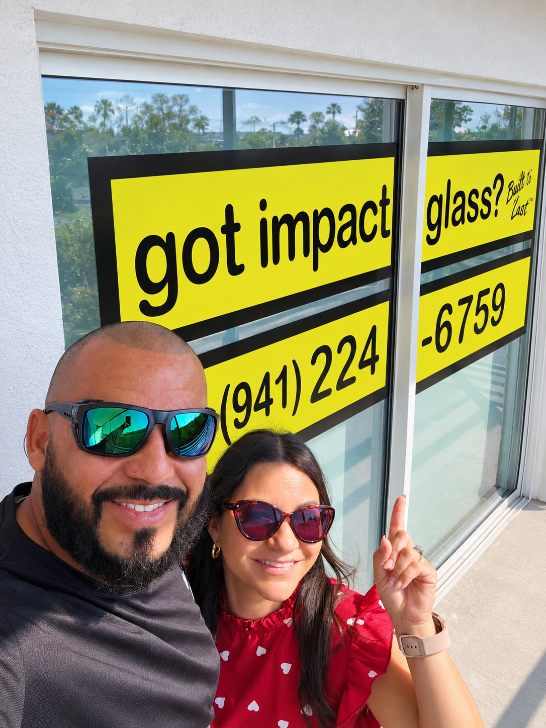 Luis and Sandra, the family behind Got Impact Glass?